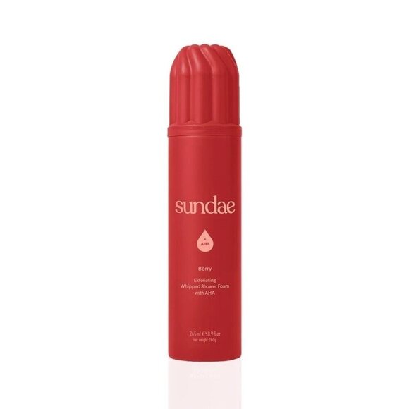 Sundae Whipped Shower Foam Exfoliating AHA Berry for All Adult Skin Types - Picture 1 of 4